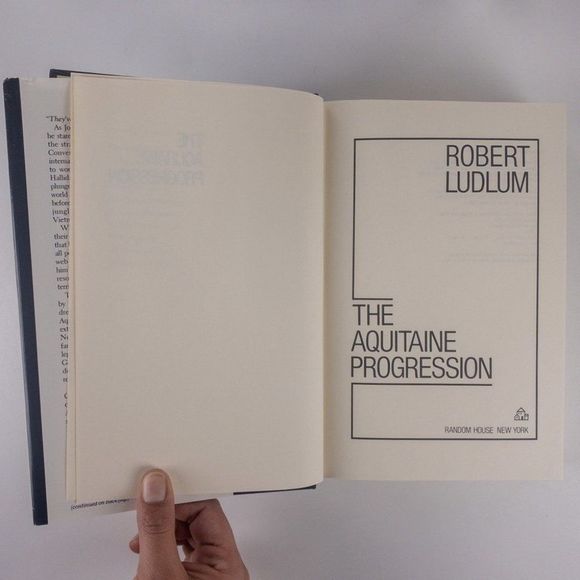 2/$50 - The Aquitaine Progression by Robert Ludlum - Picture 4 of 16